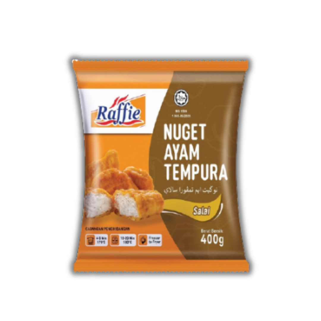 Raffie Nuget Ayam Tempura Salai (400g)