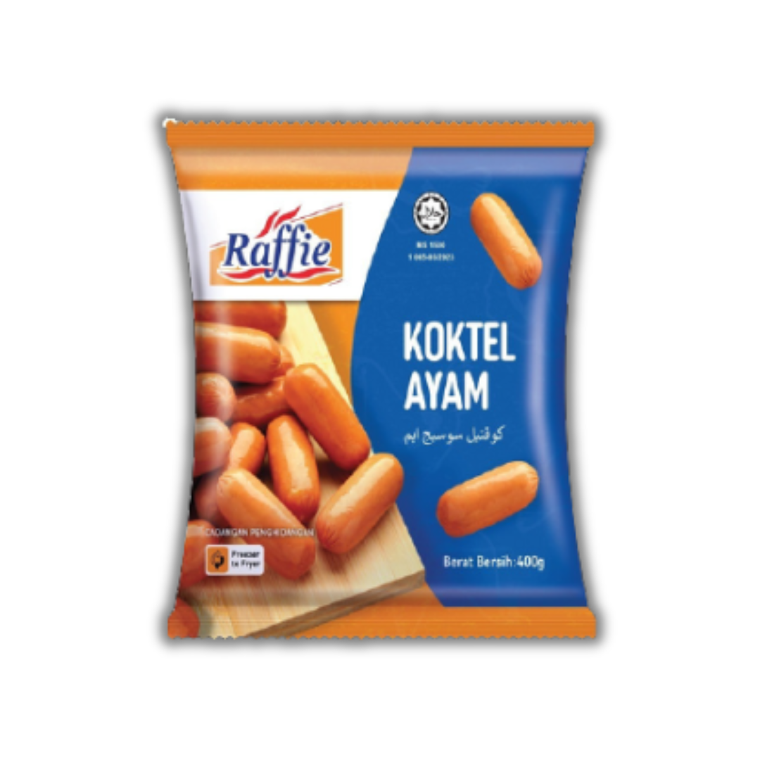 Raffie Koktel Sosej Ayam (400g)
