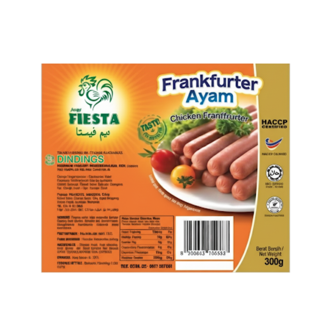 Ayam Fiesta Chicken Frank (Smoke) (300g)