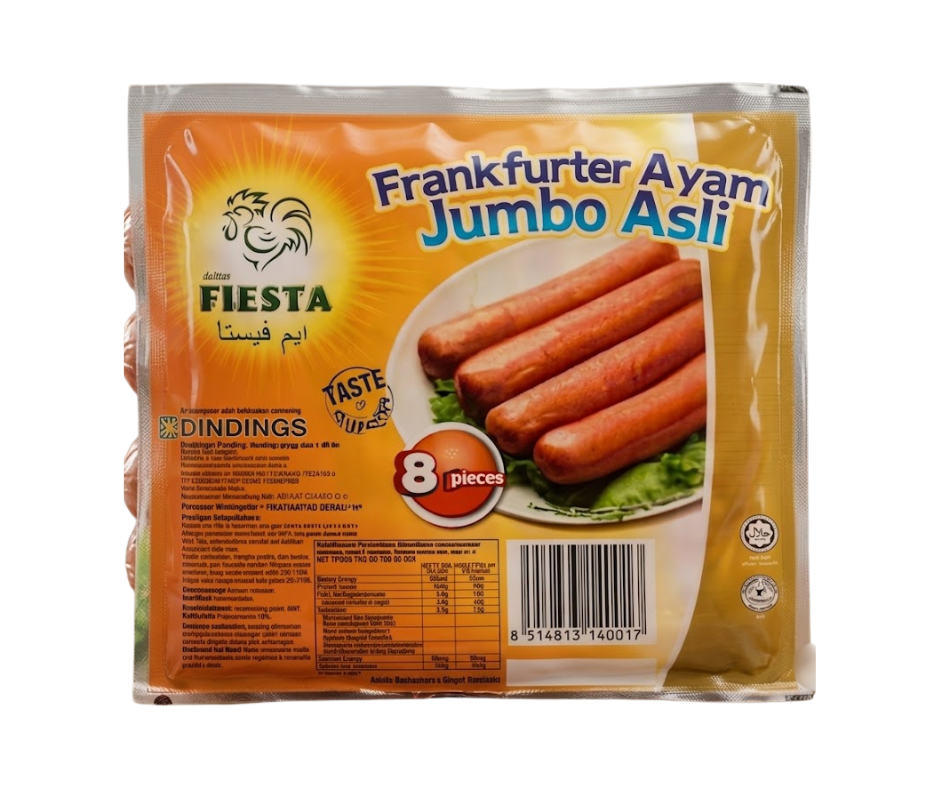 Ayam Fiesta - Jumbo Chicken Frank (Original) (400g)